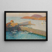 Collioure, kappeli aallonmurturakennuksen päällä - Henri Martin — kehystetty taideteos seinällä