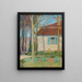 Coin d'une maison - Henri Martin — kehystetty taideteos seinällä