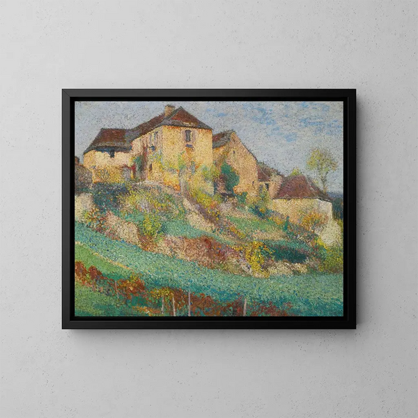La Grande Maison de la Combe Labastide-du-Vert - Henri Martin — kehystetty taideteos seinällä