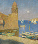 La Tour de Collioure lever de lune - Henri Martin — näkymä teoksesta