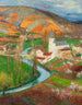 Labastide-du-Vert keväällä Marquayrolin puutarhasta - Henri Martin — näkymä teoksesta