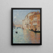 Le Palais jaune Venise - Henri Martin — kehystetty taideteos seinällä