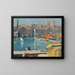 Le Vieux-port de Marseille - Henri Martin — kehystetty taideteos seinällä