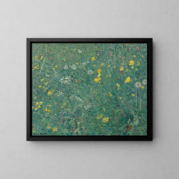 Les Fleurs - Henri Martin — kehystetty taideteos seinällä