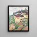 Maisons à Saint - Cirq - Lapopie - Henri Martin — kehystetty taideteos seinällä
