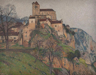 Saint-Cirq-Lapopie - Henri Martin — näkymä teoksesta