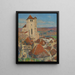 Saint-Cirq-Lapopie - Henri Martin — kehystetty taideteos seinällä