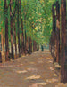 Une allée dans le Parc du Château de Versailles - Henri Martin — näkymä teoksesta
