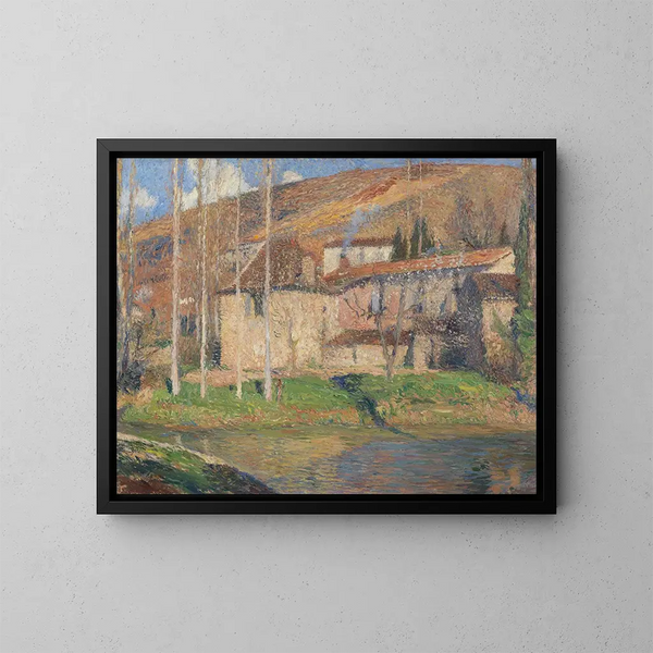 Vue de Labastide-du-Vert, Midi-Pyrénées - Henri Martin — kehystetty taideteos seinällä