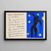 Icare-maalaus - Henri Matisse — kehystetty taideteos seinällä