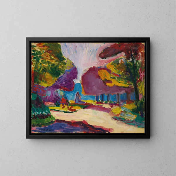 Jardin du Luxembourg, Pariisi - Henri Matisse — kehystetty taideteos seinällä