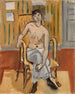 Nu istuu huoneessa pronssivärinen - Henri Matisse — näkymä teoksesta