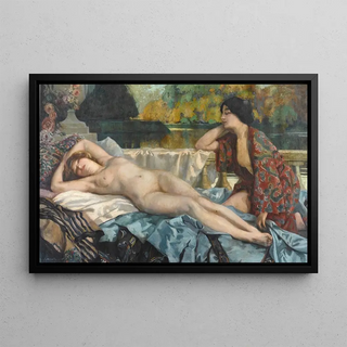 Henri Montassier - Repos Au Bord Du Lac.webp