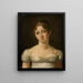 Portrait d'une dame - Henri Nicolas van Gorp — kehystetty taideteos seinällä