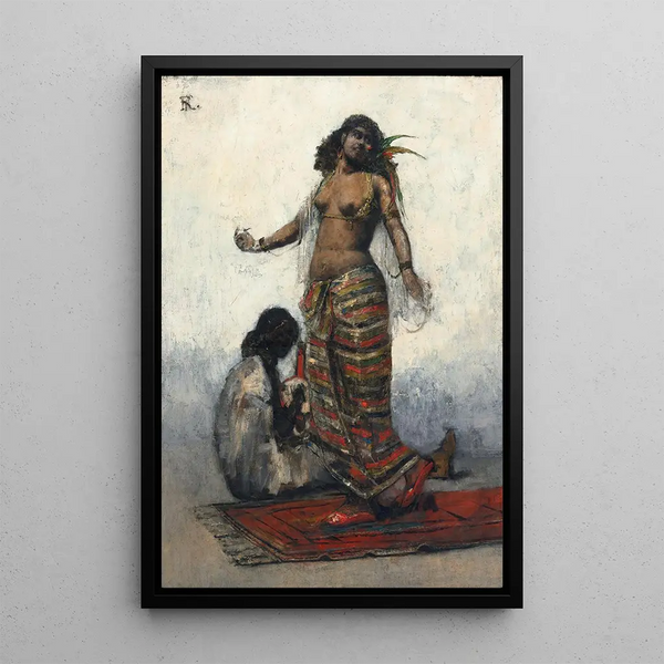 Nuori orjatar - Henri Regnault — kehystetty taideteos seinällä
