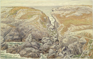 Henri Rivire - Falaises BelleIsle en mer.webp