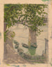 Paris Quai de Seine - Henri Rivière — näkymä teoksesta