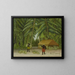 Banaanin sadon - Henri Rousseau — kehystetty taideteos seinällä