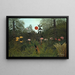 Jungle-maalaus auringonlaskussa - Henri Rousseau — kehystetty taideteos seinällä