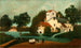 Maisemamaalaus vesimyllyn kanssa - Henri Rousseau — näkymä teoksesta