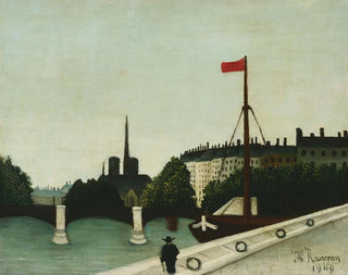 Notre-Dame - Henri Rousseau — näkymä teoksesta