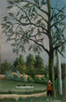 Maisema kalastajineen - Henri Rousseau — näkymä teoksesta