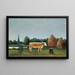 Henri Rousseau — kehystetty taideteos seinällä