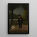 Kulkija ja lapsi - Henri Rousseau — kehystetty taideteos seinällä