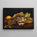 Kalan luonnollinen sitruksella - Henri Victor Gabriel Le Fauconnier — kehystetty taideteos seinällä