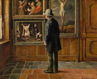 Henri de Braekeleer - The Art Lover.webp