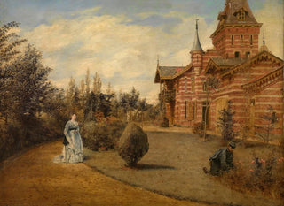 Henri de Braekeleer - The Country House of Gustave Coteaux.webp