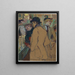 Alfred la Guigne - Henri de Toulouse-Lautrec — kehystetty taideteos seinällä