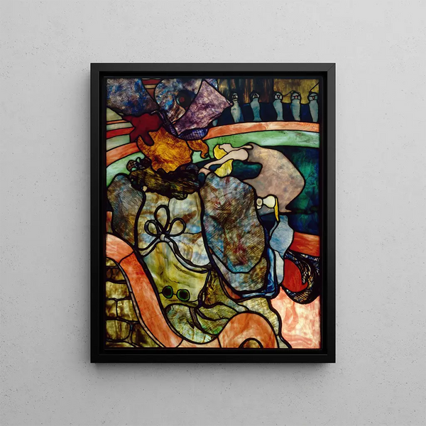 Au Nouveau Cirque Papa Chrysanthème - Henri de Toulouse-Lautrec — kehystetty taideteos seinällä