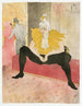 Elles The Seated Clown Mlle Cha-U-Kao - Henri de Toulouse-Lautrec — näkymä teoksesta