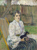 Dame avec un chien - Henri de Toulouse-Lautrec — näkymä teoksesta