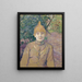 La prostituée - Henri de Toulouse-Lautrec — kehystetty taideteos seinällä