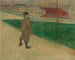 Tristan Bernard au Vélodrome Buffalo - Henri de Toulouse-Lautrec — näkymä teoksesta