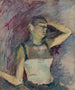 Tanssija-oppilaan tutkimus - Henri de Toulouse-Lautrec — näkymä teoksesta