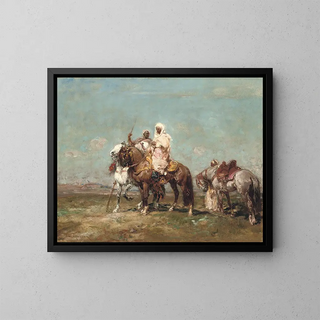Henri milien Rousseau - Arab Horsemen In The Desert.webp