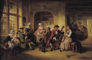 Henricus Engelbertus Reijntjens - Merry Company in a Tavern.webp