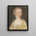 Ann Broughton Mme John Gibbs - Henrietta Johnston — kehystetty taideteos seinällä