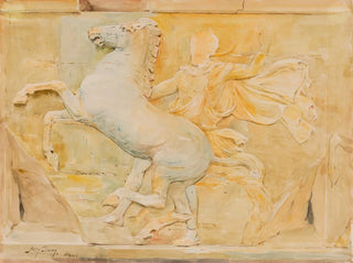 Métopes centrales du frise de Phidias du Parthénon - Henry Bacon — näkymä teoksesta