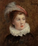 Portrait of a young boy - Henry Bacon — näkymä teoksesta