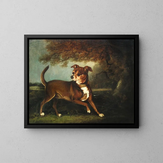 Henry Bernard Chalon - Portrait of a dog in a landscape.webp