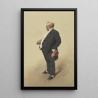 Henry Bonaventure Monnier - SelfPortrait as Monsieur Prudhomme.webp