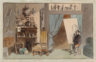Henry Bonaventure Monnier - The Painters Studio.webp