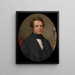 Portrait d'un gentilhomme - Henry Brintnell Bounetheau — kehystetty taideteos seinällä