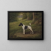 Paddock Paprika, un terrier dans un paysage - Henry Crowther — kehystetty taideteos seinällä
