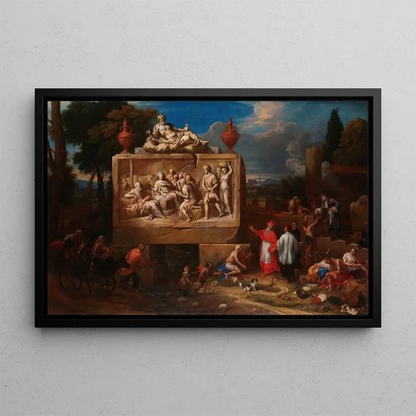 Henry Ferguson - Fantasy landscape with St Charles Borromeo.webp