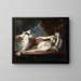Nu couché et femme au piano - Henry Fuseli — kehystetty taideteos seinällä